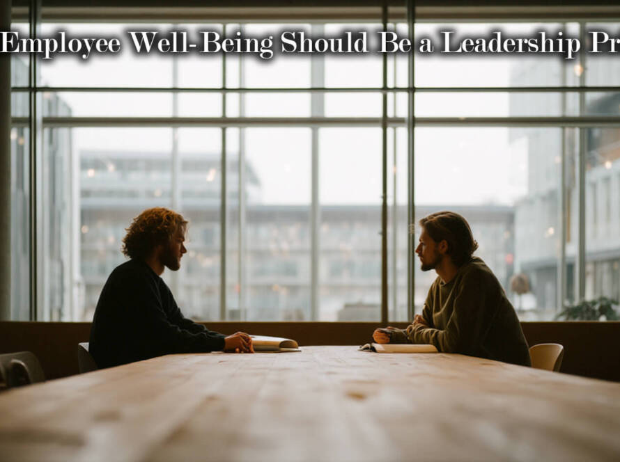 Why Employee Well-Being Should Be a Leadership Priorityv
