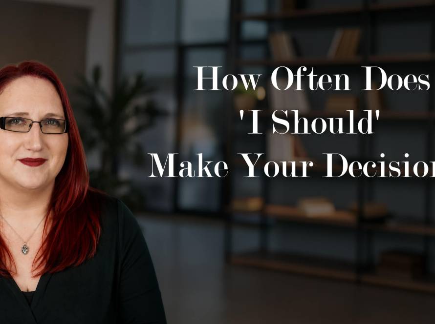 How Often Does 'I Should' Make Your Decisions?