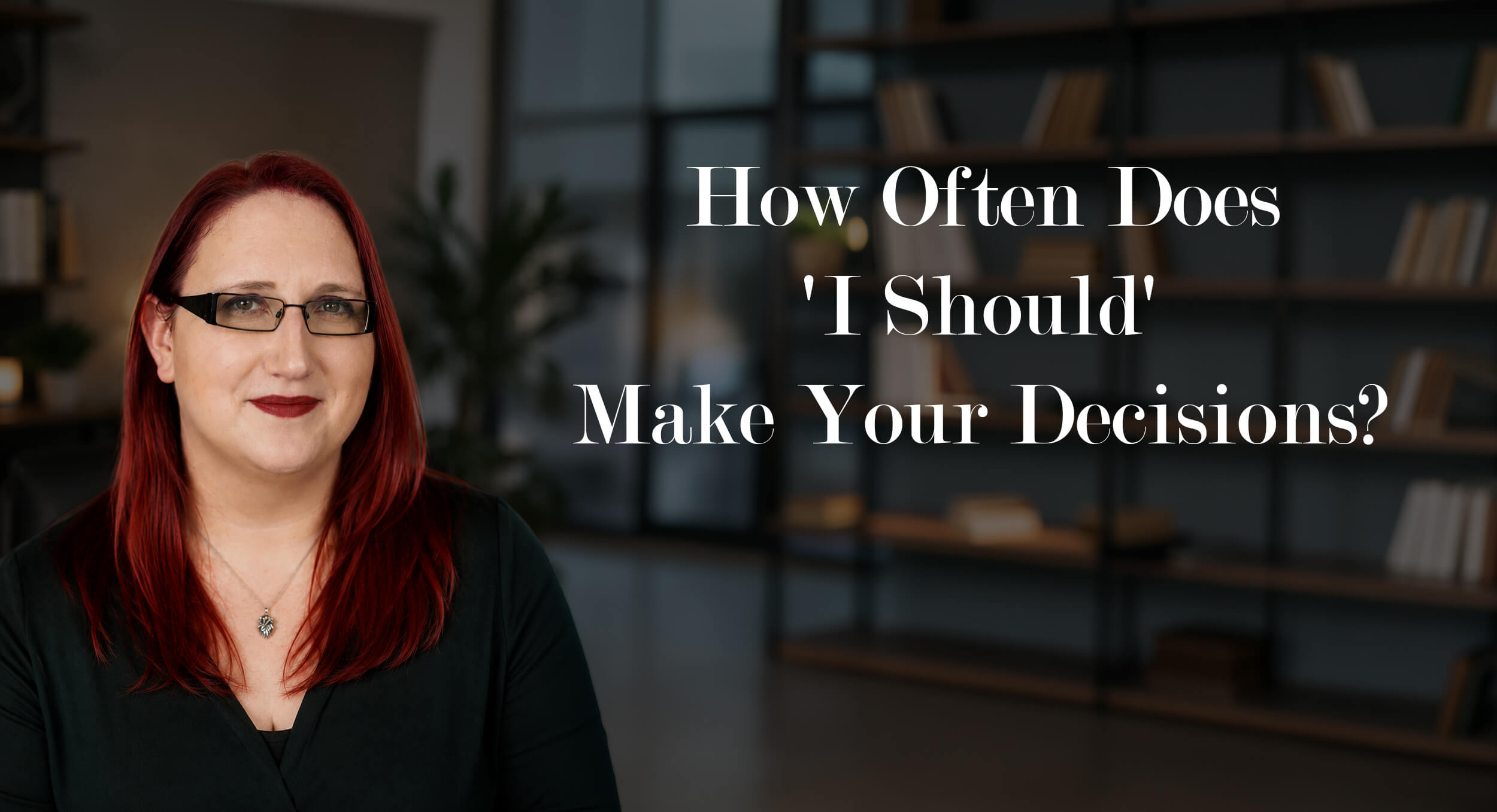 How Often Does 'I Should' Make Your Decisions?